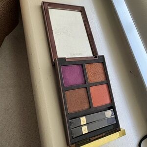 Tom Ford Eyeshadow Palette - Vibrant Purple, Rich Brown, Warm Orange